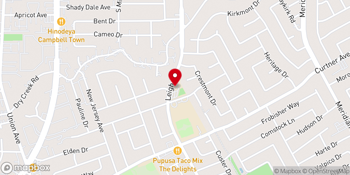 Map showing location of Covenant Orthodox Presbyterian Church