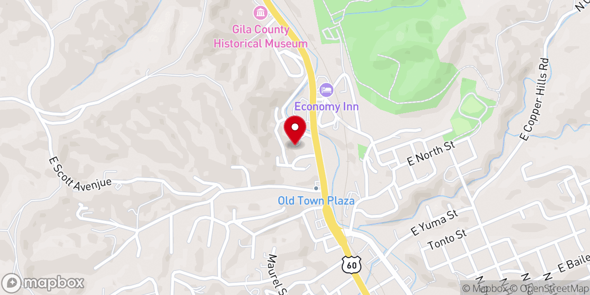 Map showing location of Abiding Ministries