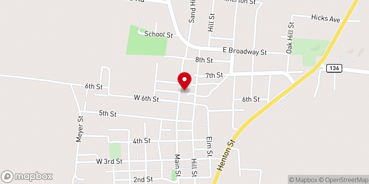 Map showing location of Livermore Baptist Christian Lf