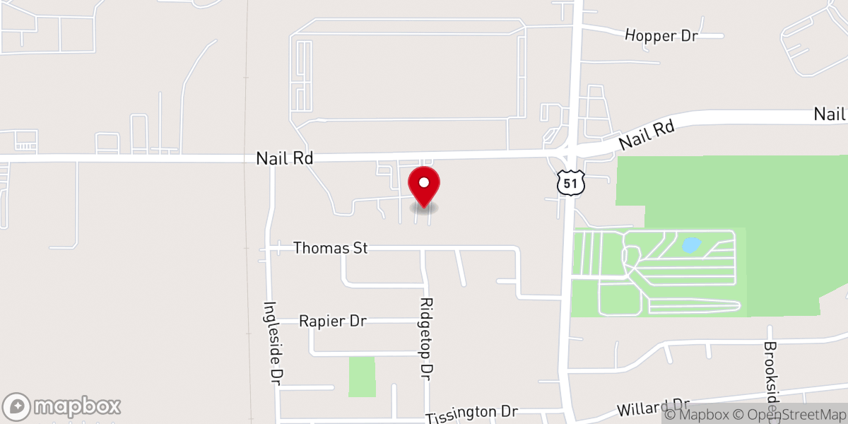 Map showing location of The Success Church Desoto