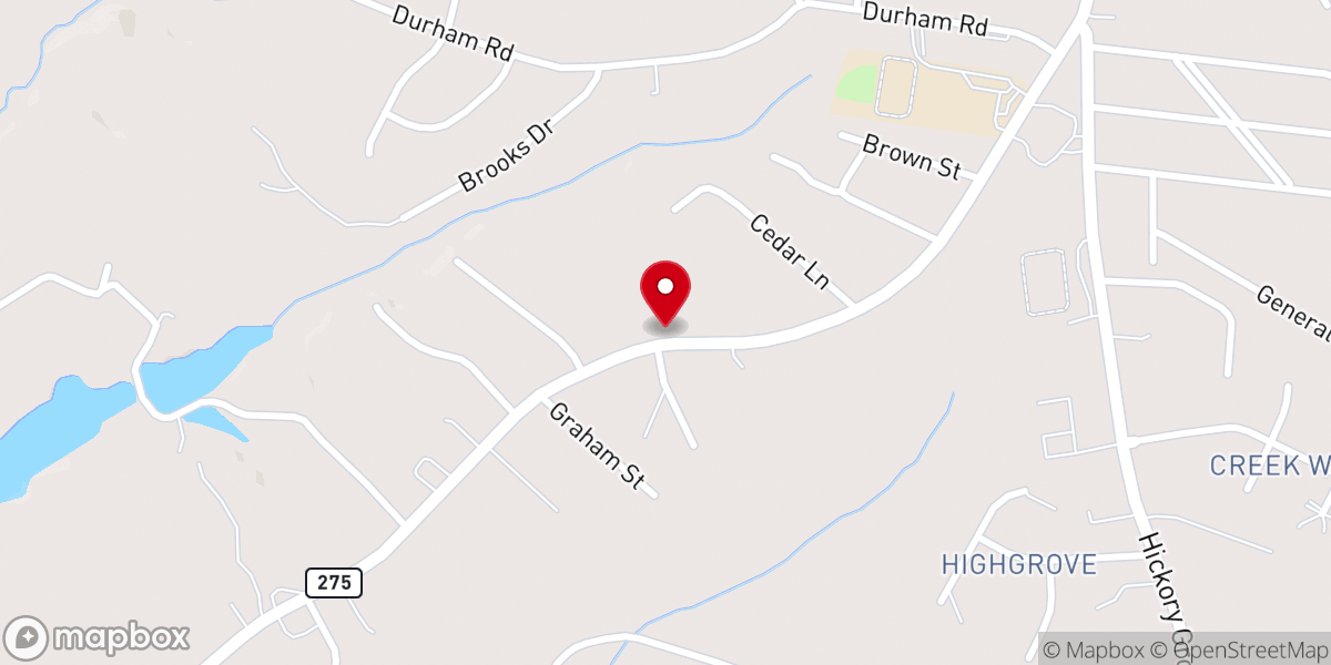 Map showing location of Jesus Is Love Holiness Church