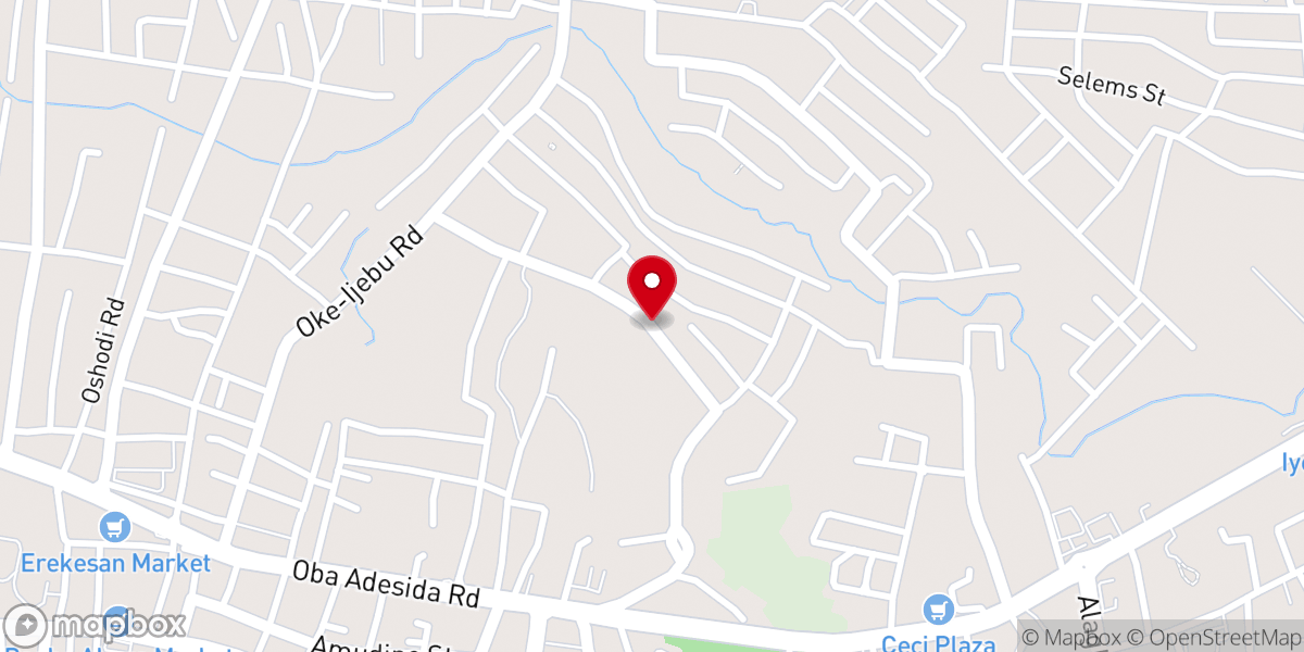 Map showing location of Kingdom Life International Church