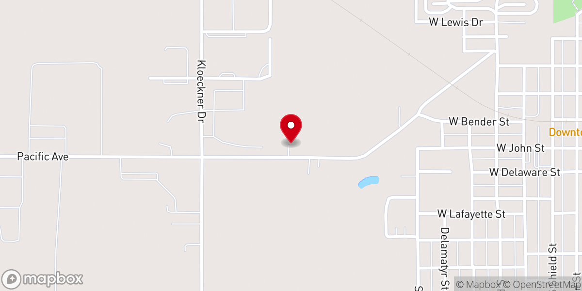 Map showing location of Gospel Lighthouse Church