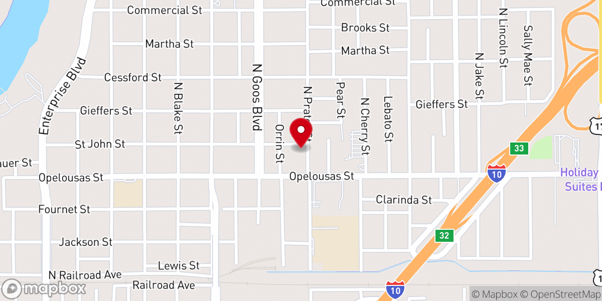 Map showing location of Woodbury Congregational Christian Church