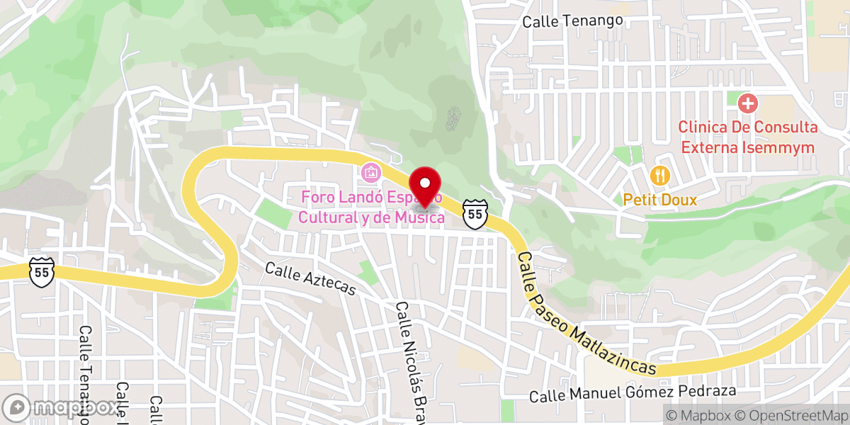 Map showing location of Iglesia Adventista del Séptimo Día Toluca Centro
