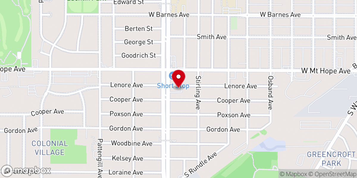 Map showing location of Christ Temple Church of Lansing