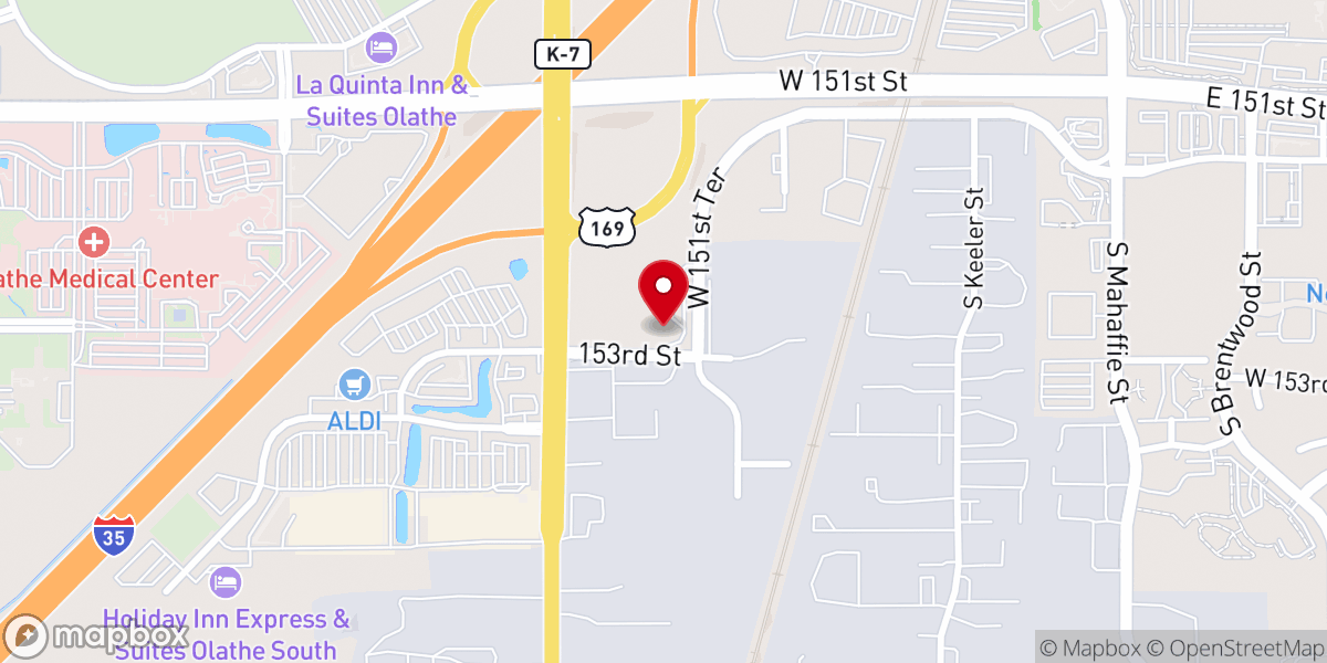 Map showing location of Faith Baptist Church