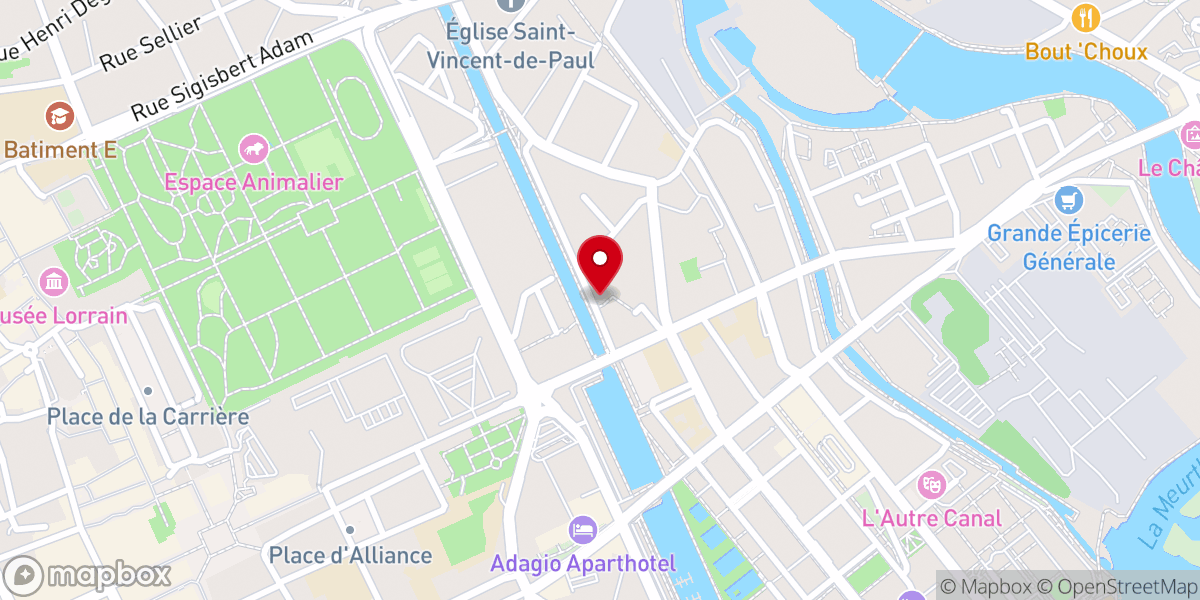 Map showing location of Armée du Salut