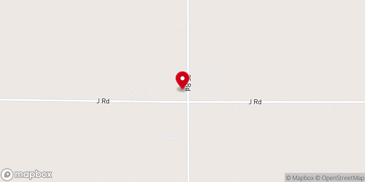 Map showing location of Bethany Lutheran Church