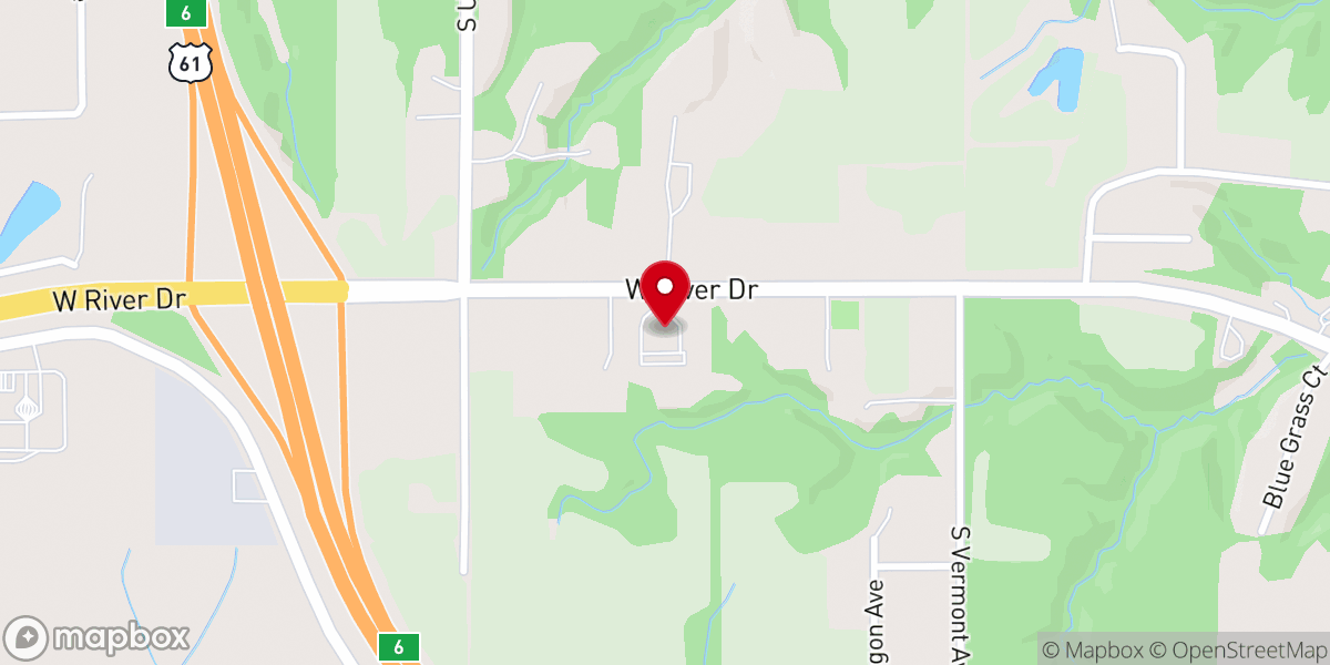 Map showing location of Grace Family Church