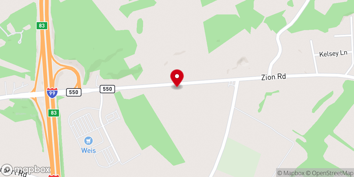 Map showing location of Watermarke Church