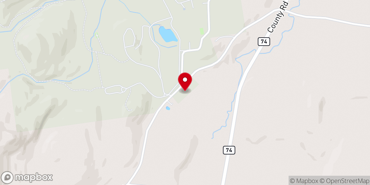 Map showing location of Episcopal Diocese of Albany