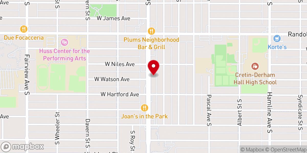 Map showing location of Medhanie Alem Eritrean Evangelical Church