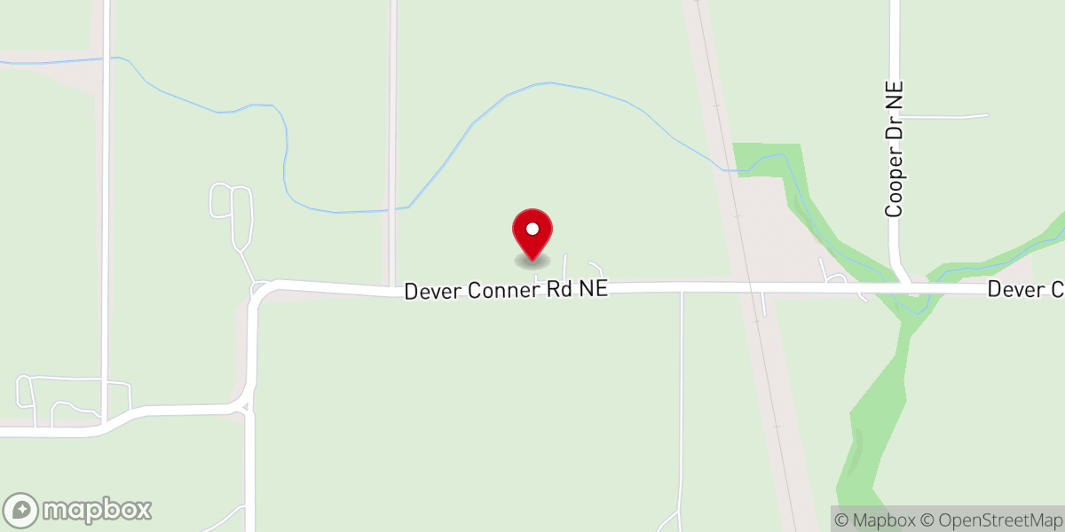 Map showing location of Albany Missionary Baptist Church
