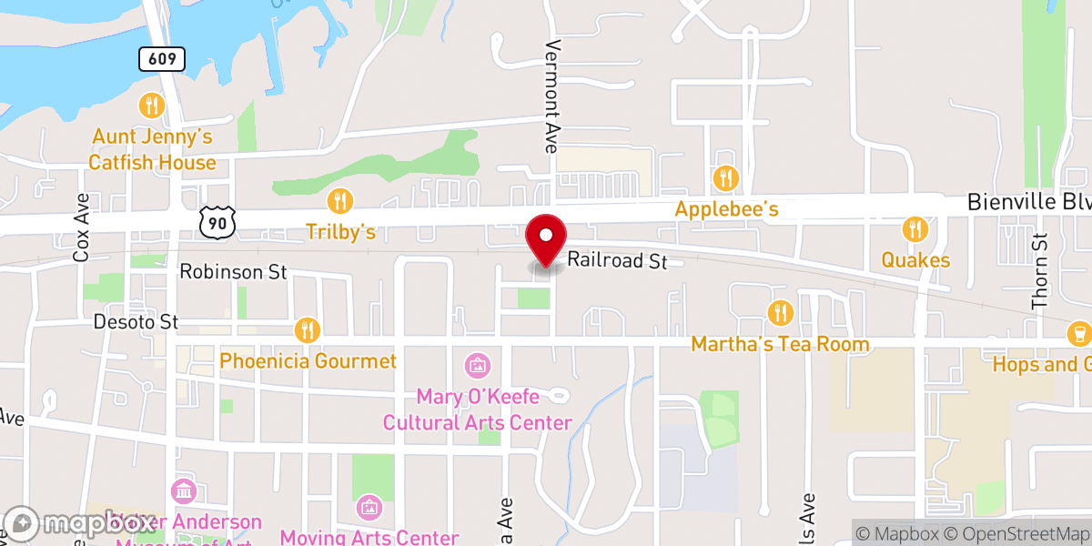 Map showing location of Macedonia Baptist Church