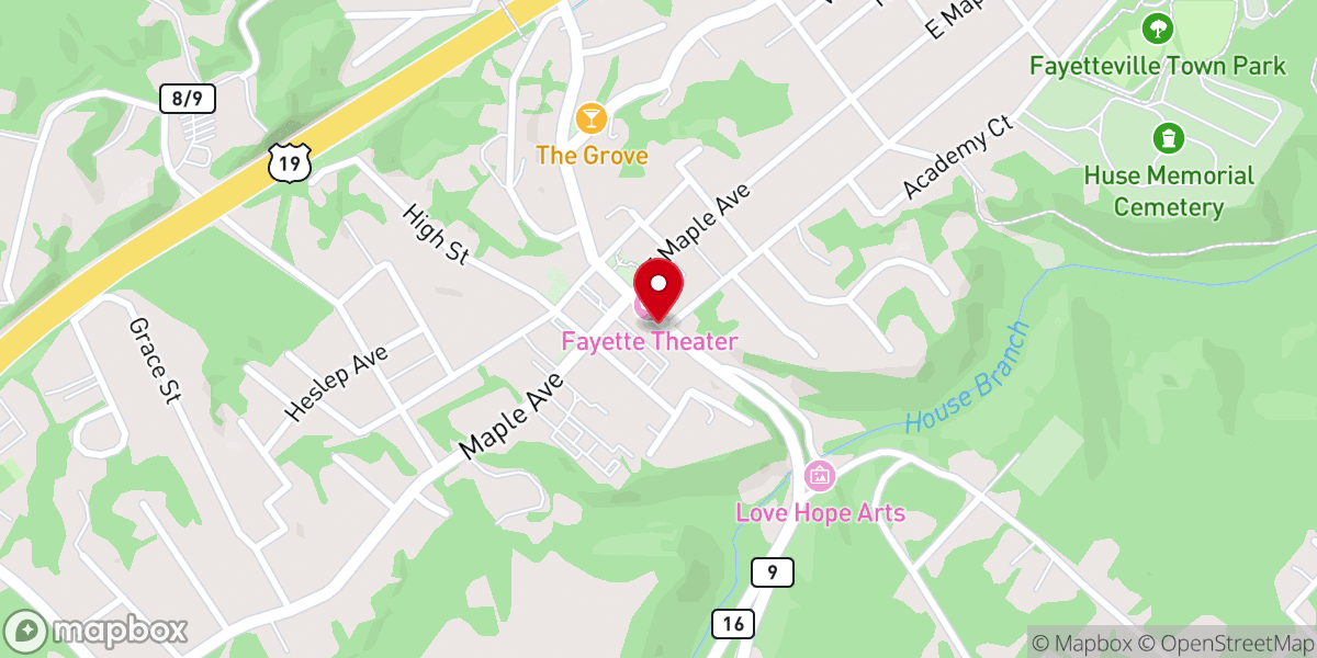 Map showing location of Cathedral Cafe