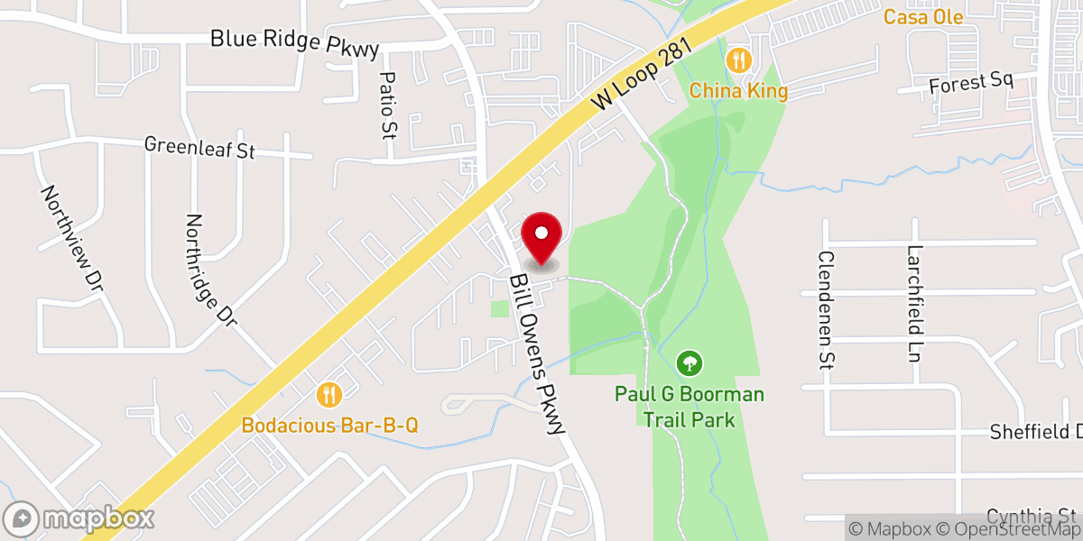 Map showing location of Lifepoint Church