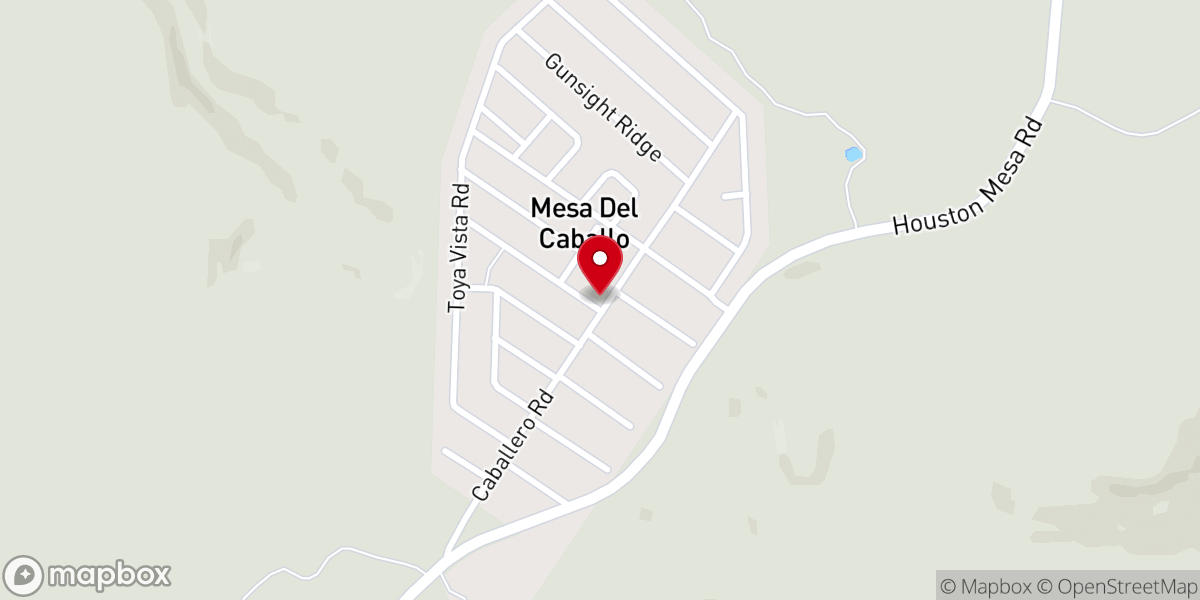 Map showing location of Mesa Del Clubhouse