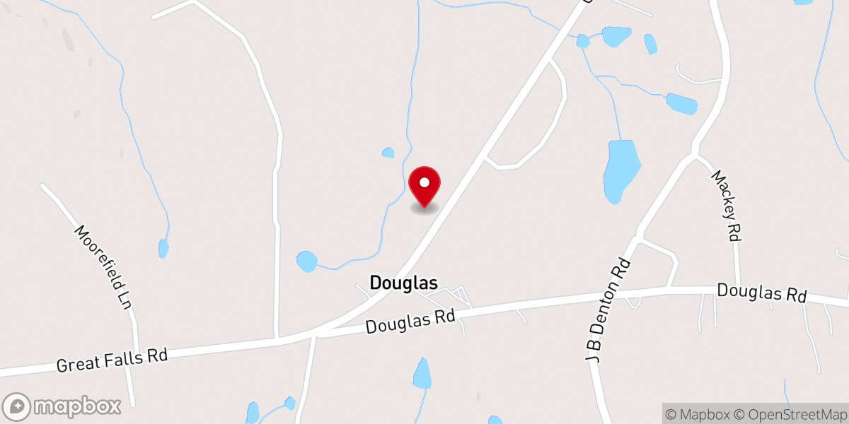 Map showing location of United Bible Way Church
