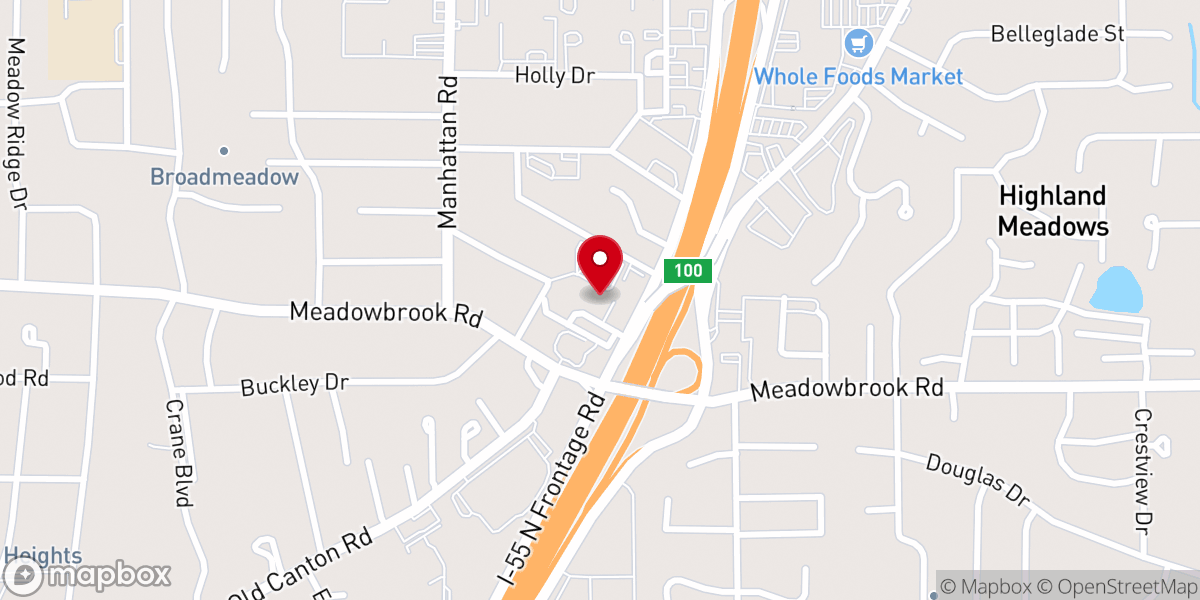 Map showing location of St. Richard Catholic School