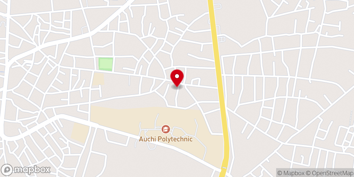 Map showing location of Catholic Diocese of Auchi