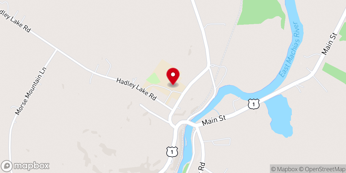 Map showing location of Elm Street School