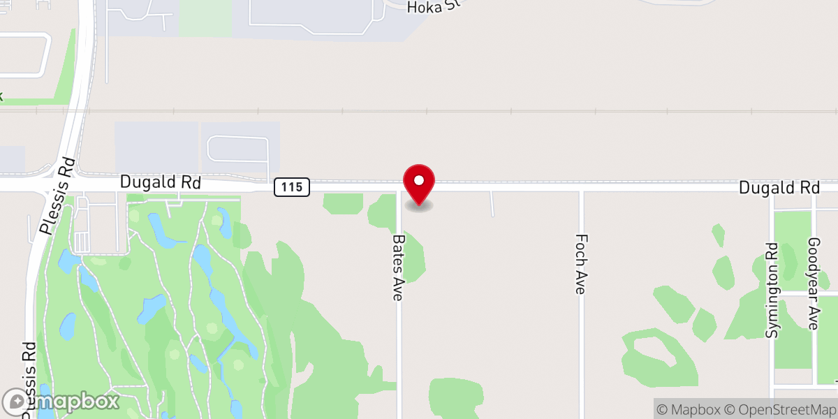 Map showing location of Redeemer Canadian Reformed Church