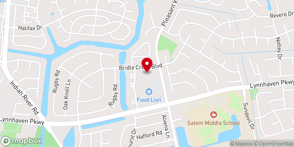 Map showing location of Kingdom World Outreach Center