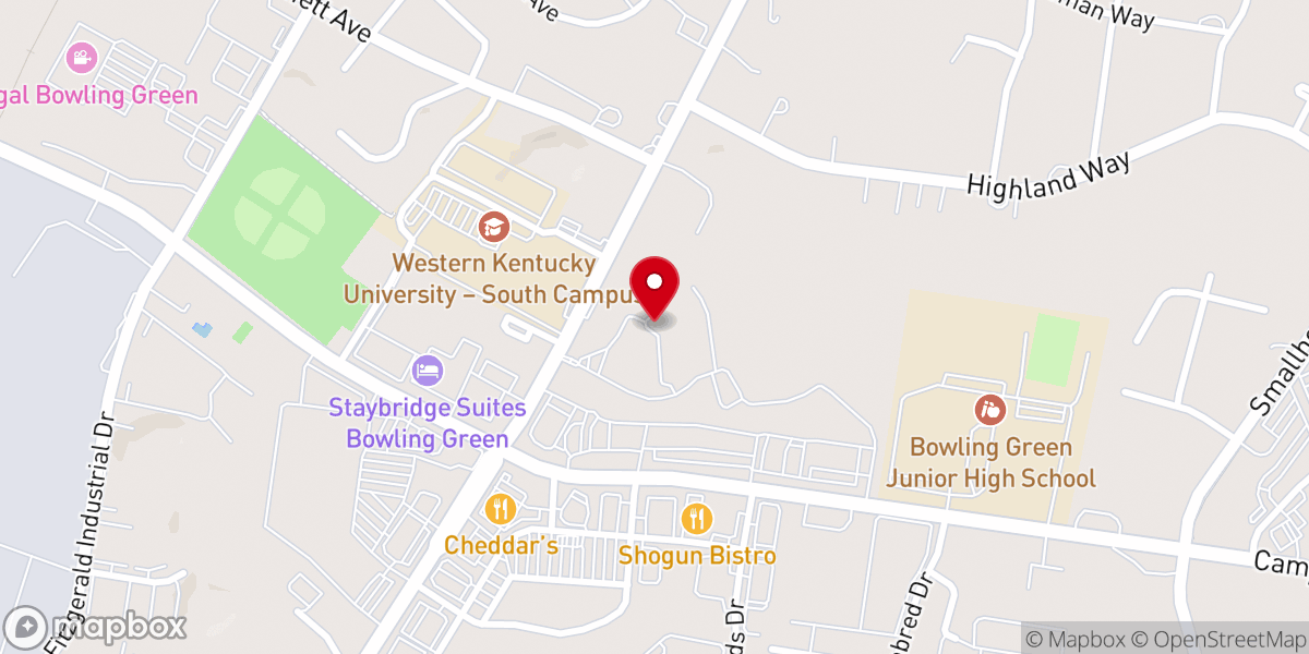Map showing location of Potter Children's Home
