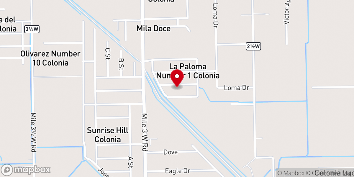 Map showing location of Templo shalom