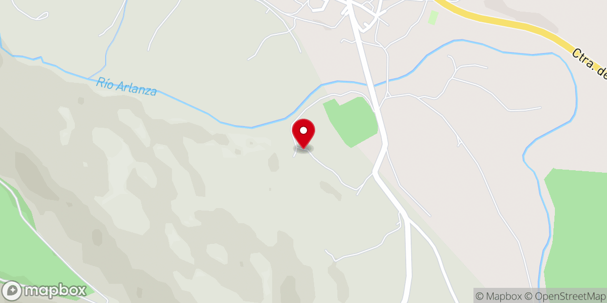 Map showing location of Ermita de San Juan Bautista