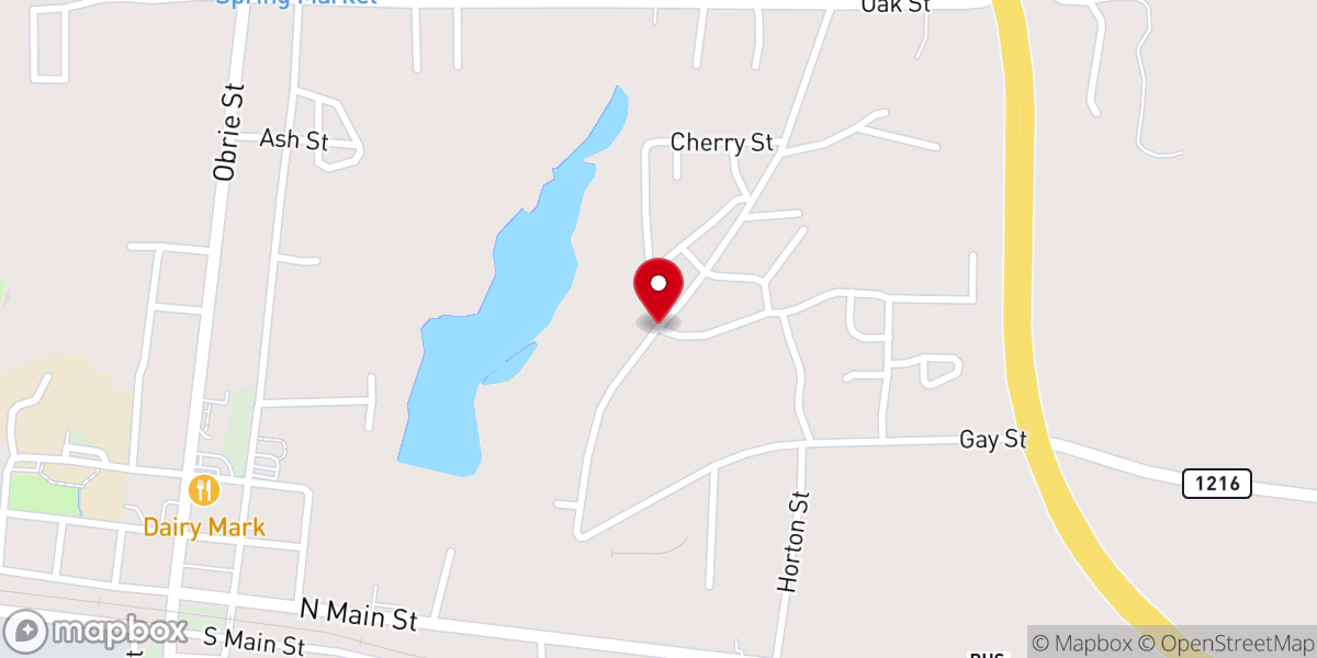 Map showing location of St Mark Church of God & Christ