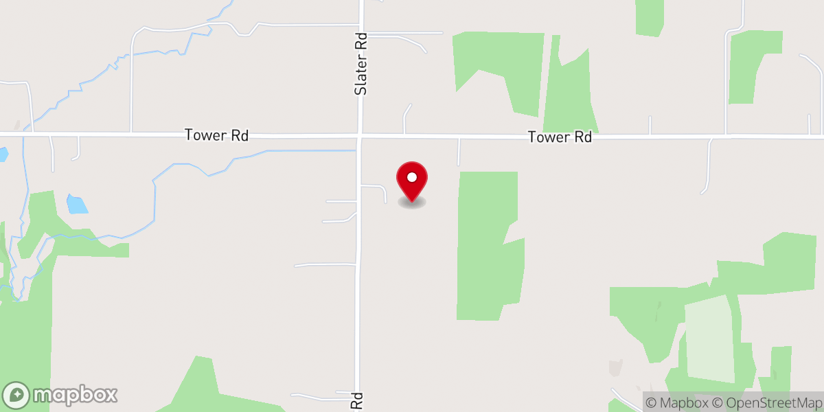 Map showing location of Church of Iron