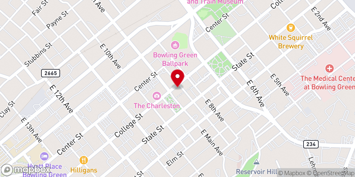 Map showing location of Near Church