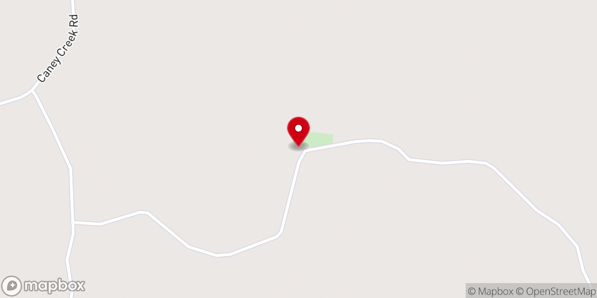 Map showing location of Pine Ridge Church