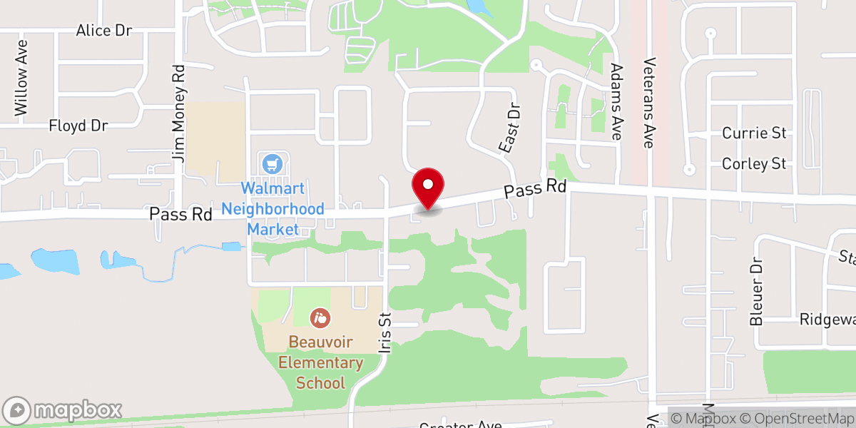 Map showing location of Iglesia de Dios Getsemani