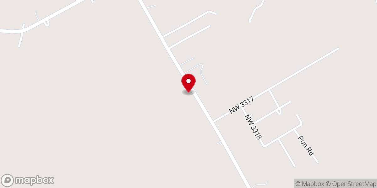 Map showing location of Liberty Baptist Church Of Brushie Prairie