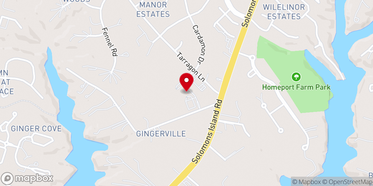 Map showing location of Saint Andrew's United Methodist Church