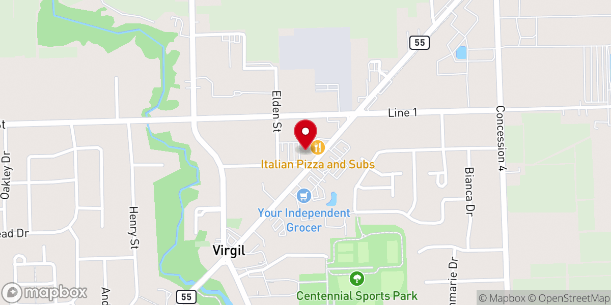 Map showing location of Cornerstone Community Church - Town Campus
