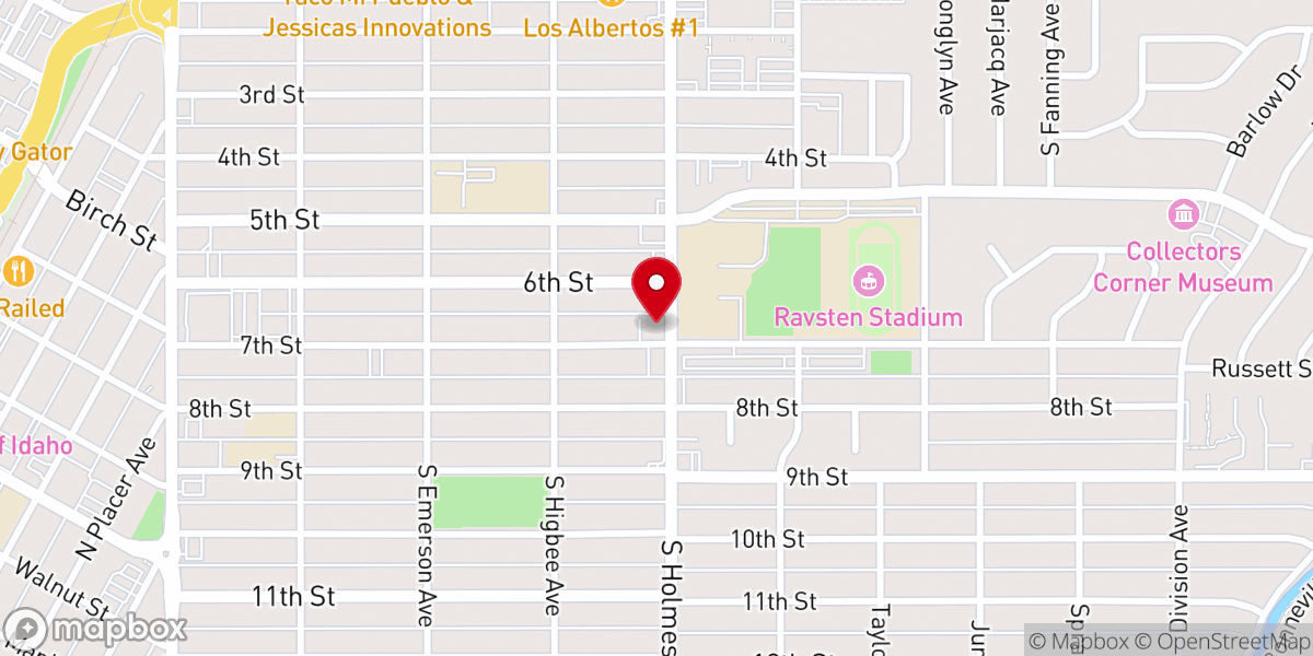 Map showing location of Idaho Falls Seminary