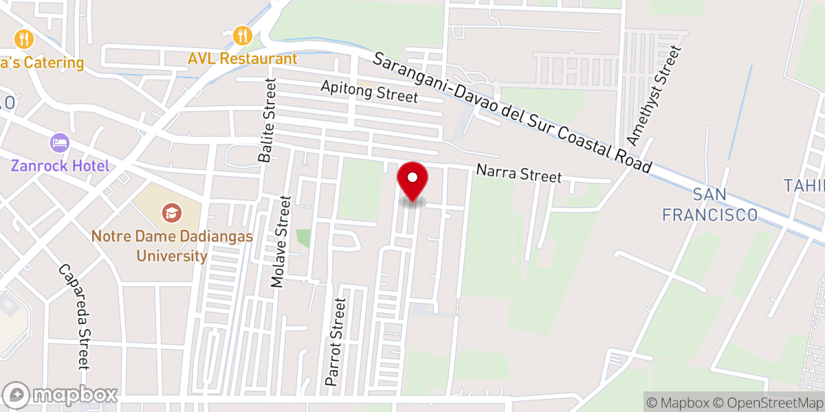 Map showing location of Fundamental Christian Baptist Church - Superville