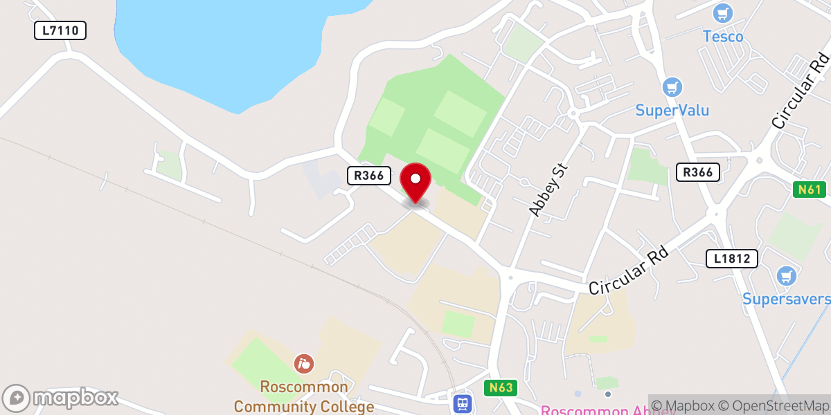 Map showing location of Scoil Mhuire Convent Primary
