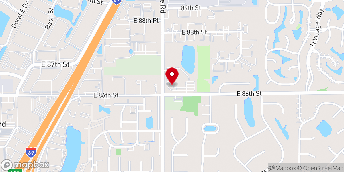 Map showing location of Castleview Church
