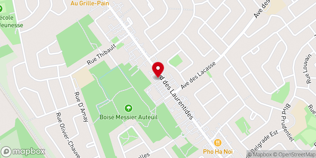 Map showing location of Centre Al-Iman