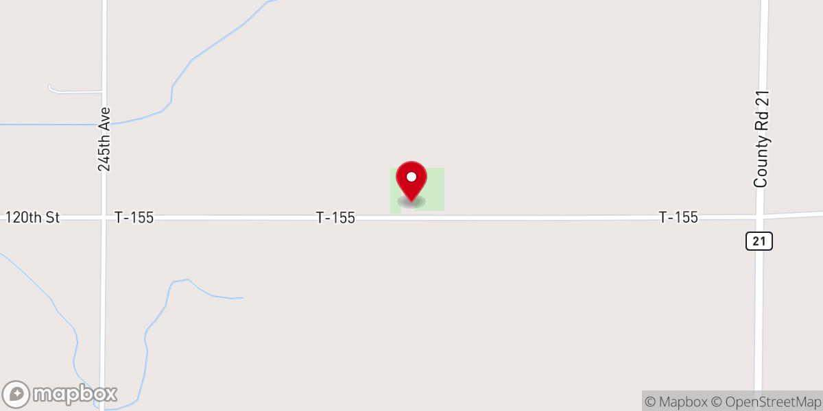 Map showing location of Providence Valley Lutheran Church