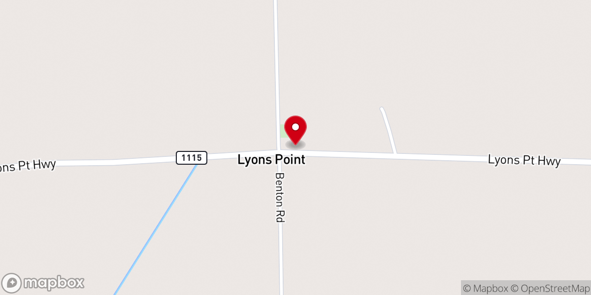 Map showing location of Immaculate Conception Catholic Church