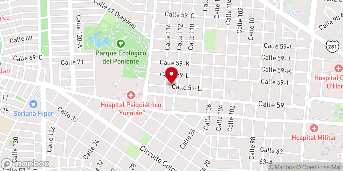 Map showing location of Iglesia de Dios 7ºdía A.R. Templo Jerusalén