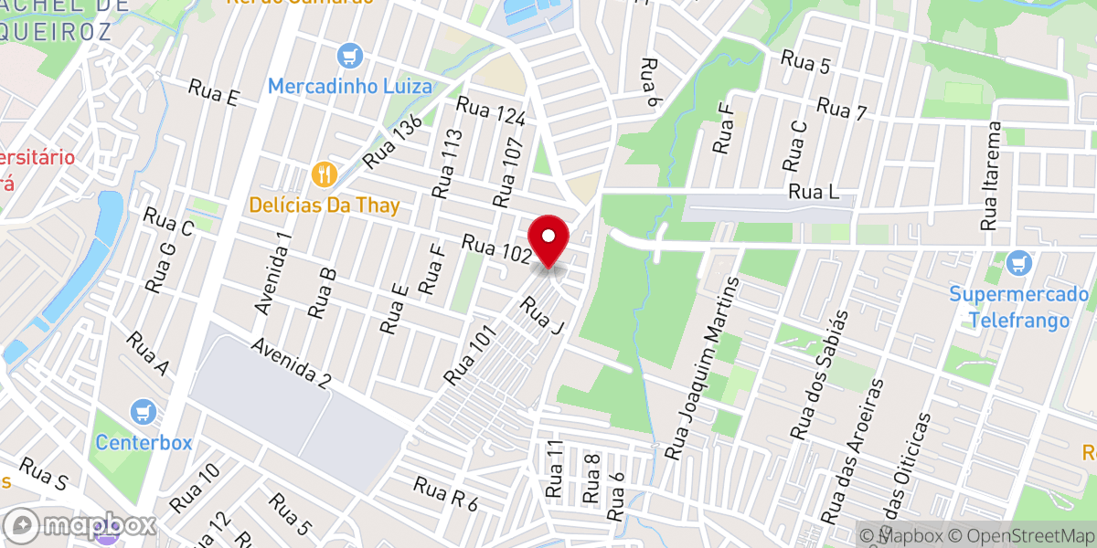Map showing location of Igreja Evangélica Chama Pentecostal