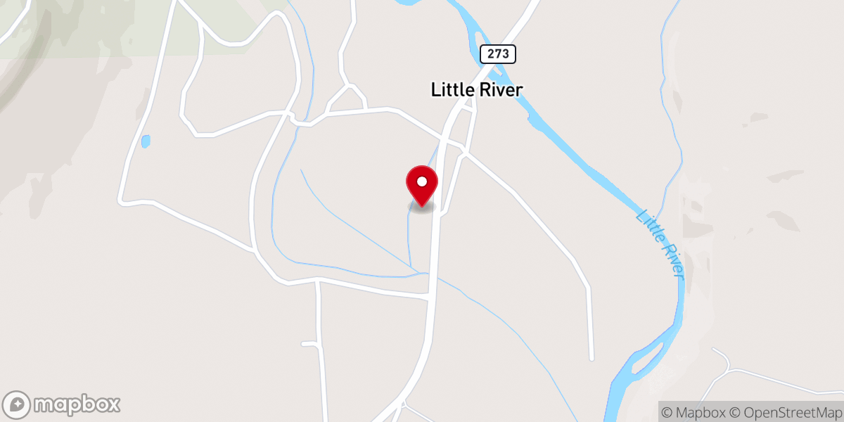 Map showing location of Daniels Chapel Methodist Church