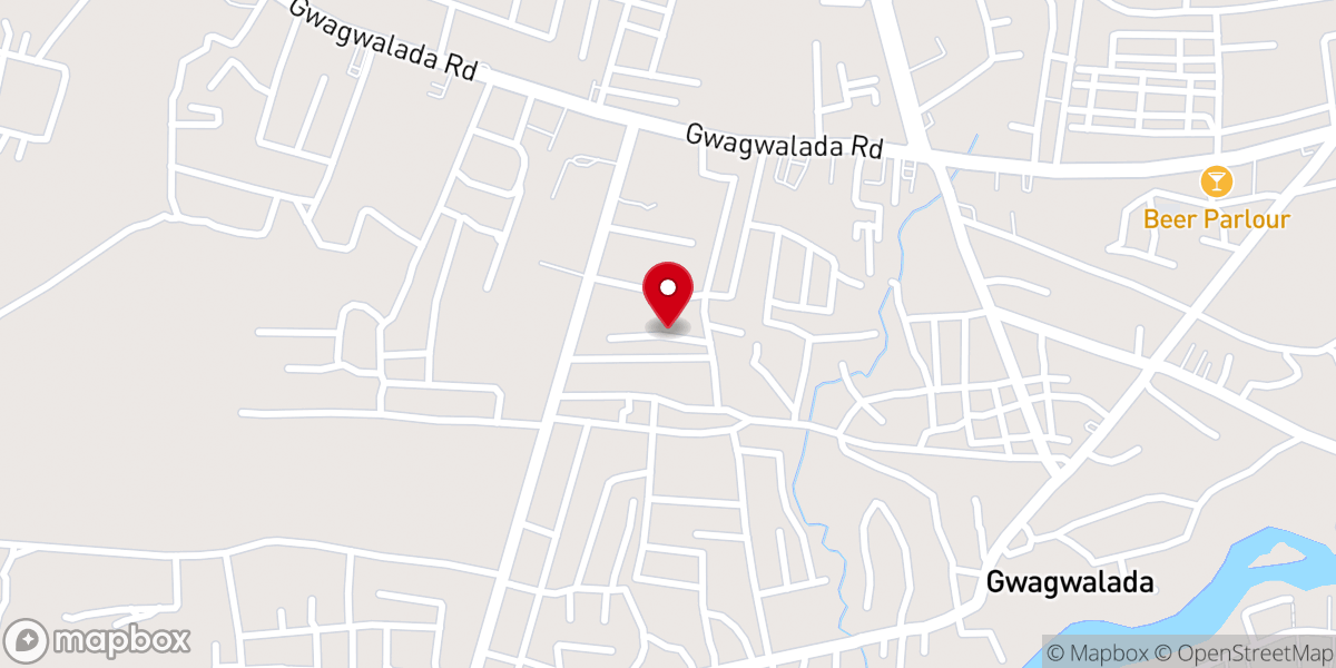 Map showing location of Trinity Methodist Church Gwagwalada